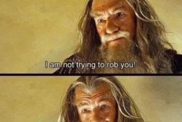 Gandalf Help Dog