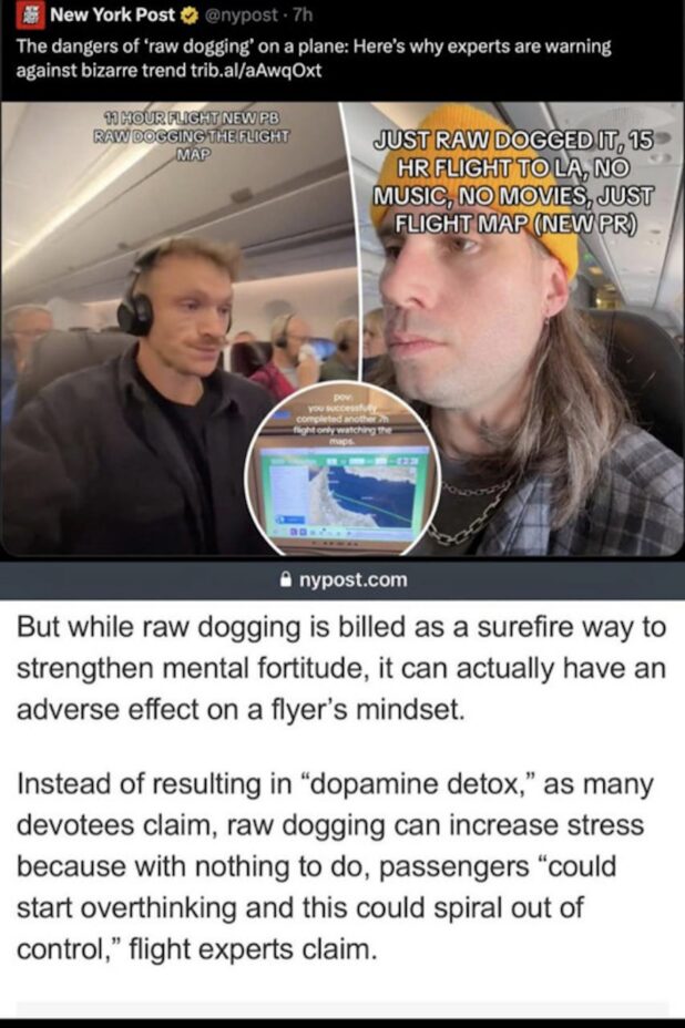 Dangers Of Raw Dogging Flights